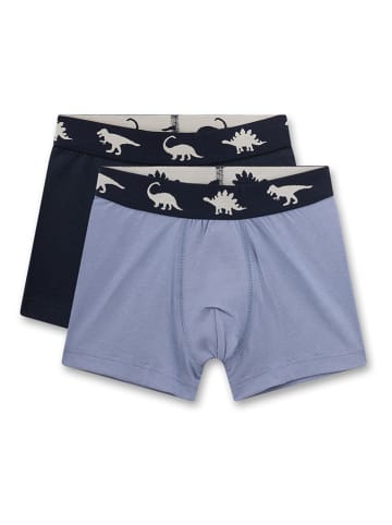 Sanetta 2er-Set: Boxershorts in Schwarz/ Hellblau