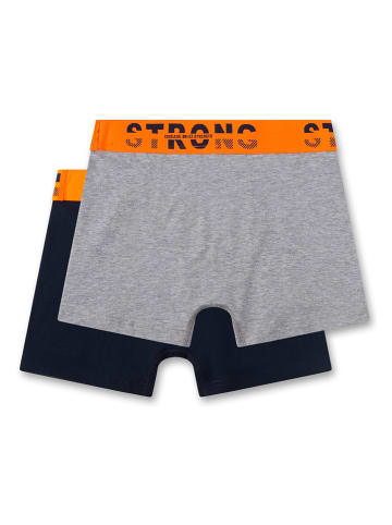 Sanetta 2er-Set: Boxershorts in Grau/ Schwarz