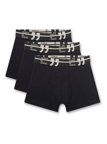Sanetta 3-delige set: boxershorts zwart