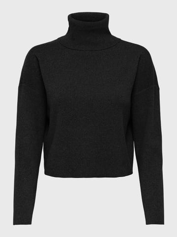 ONLY Rollkragenpullover in Schwarz