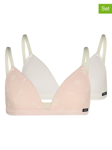 Skiny 2-delige set: beugelloze beha beige