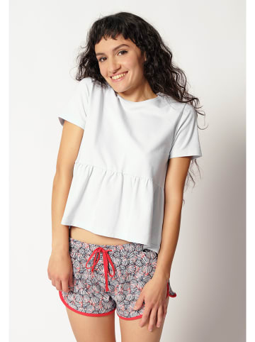 Skiny Pyjamatop lichtblauw