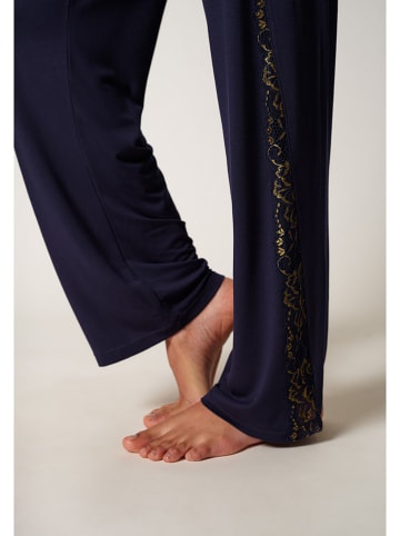 Skiny Pyjama-Hose in Dunkelblau