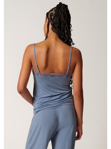 Skiny Pyjamatop lichtblauw