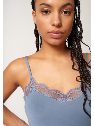 Skiny Pyjamatop lichtblauw