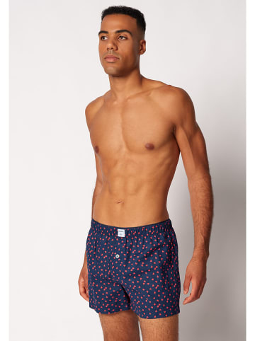 Skiny Boxershort donkerblauw/rood