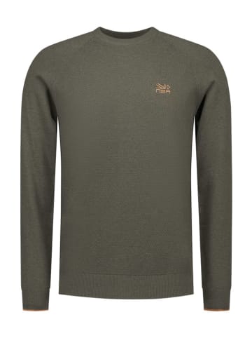 NEW ZEALAND AUCKLAND Sweter w kolorze khaki