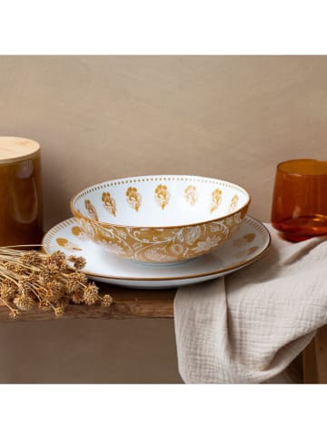 Ard'time 6er-Set: Suppenteller "Ambre" in Orange - Ø 21 cm