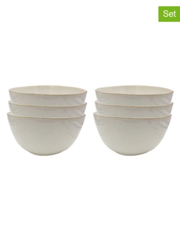 Ard'time 6-delige set: kommen "Coton" crème - Ø 11 cm
