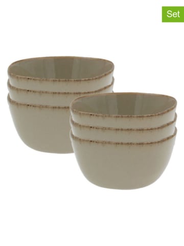 Ard'time 6-delige set: kommen "Dune" groen - Ø 11 cm