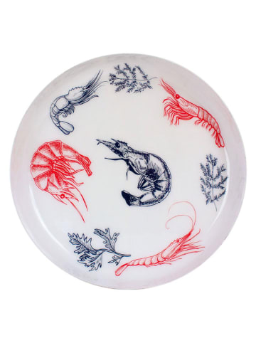 Ard'time Serviersteller in Blau/ Rot - Ø 41 cm