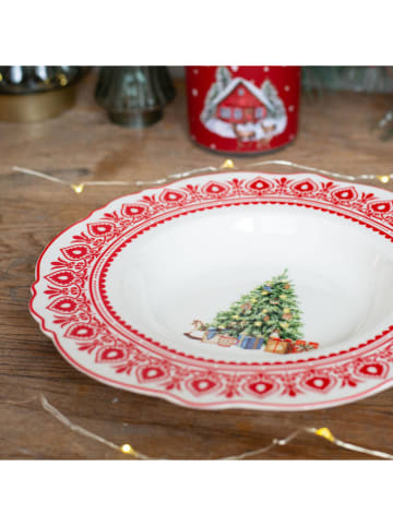 Ard'time Talerze głębokie (6 szt.) w kolorze czerwonym - Ø 21,5 cm