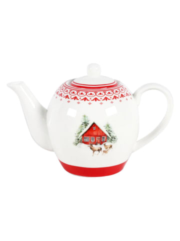 Ard'time Imbryk w kolorze czerwono-białym - 825 ml