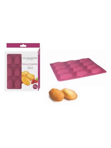Ard'time Silikon-Backform "Madeleines" in Lila - (L)26 x (B)20 cm