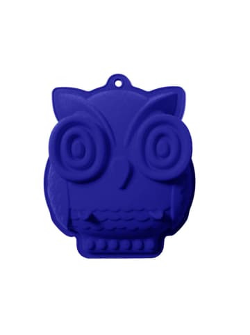 Ard'time Siliconen bakvorm "Hibou" blauw - (B)25 x (H)21 x (D)6 cm