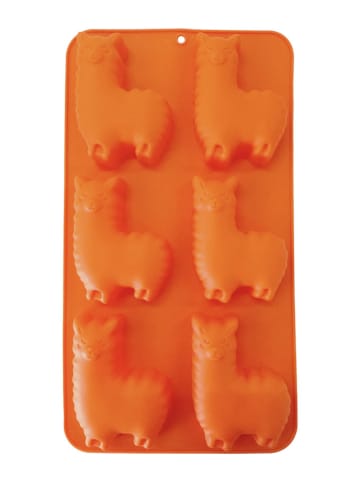 Ard'time Silikon-Backform "Lama" in Orange - (L)30 x (B)16,5 cm