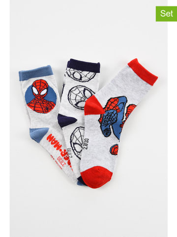 Spiderman 3er-Set: Socken "Spiderman" in Weiß/ Bunt