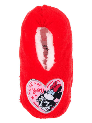 Disney Minnie Mouse Kapcie "Minnie" w kolorze czerwonym