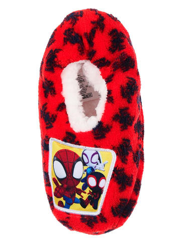 Spidey and his amazing friends Pantoffels "Spidey & His Amazing Friends" rood/zwart