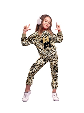 Disney Minnie Mouse Sweatbroek "Minnie" beige/lichtbruin
