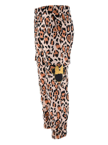 Disney Minnie Mouse Spodnie dresowe "Minnie" w kolorze beżowo-jasnobrązowym