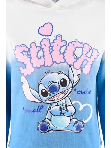 Lilo & Stitch Hoodie "Lilo & Stitch" in Blau/ Weiß