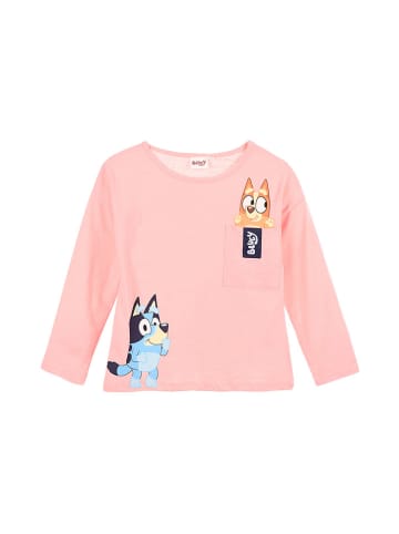 Bluey Longsleeve "Bluey" lichtroze