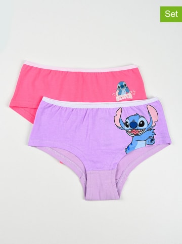 Lilo & Stitch 2-delige set: hipsters "Lilo & Stitch" paars/roze
