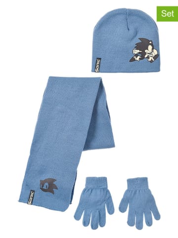 Sonic 3-częściowy zestaw "Sonic" w kolorze niebieskim