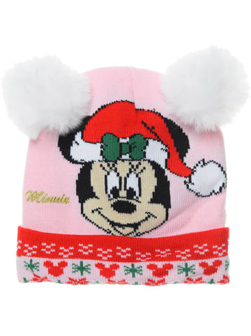 Disney Minnie Mouse Czapka "Minnie" w kolorze jasnoróżowym
