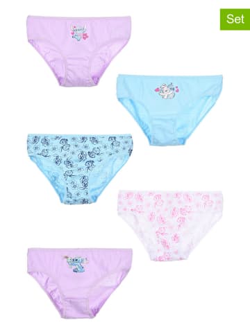 Lilo & Stitch 5-delige set: slips "Lilo & Stitch" paars/lichtblauw
