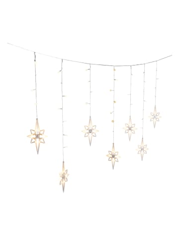 Profiline LED-Lichtervorhang "Star" in Warmweiß - (L)135 x (B)95 cm