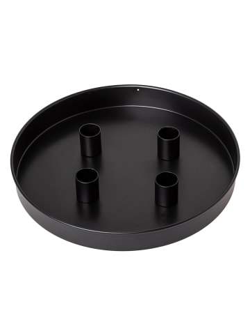 Nordheim Magnetyczny świecznik w kolorze czarnym - Ø 25 cm