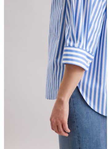 Seidensticker Bluse in Weiß/ Hellblau