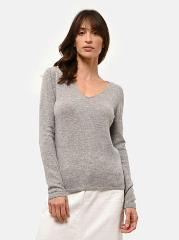 Just Cashmere Kaschmir-Pullover "Joan" in Grau