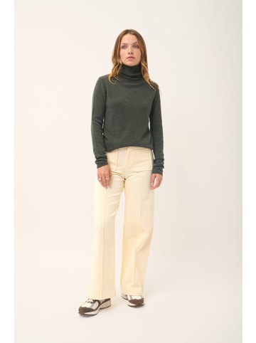 Just Cashmere Kaschmir-Rollkragenpullover "Ava" in Khaki