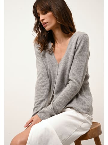 Just Cashmere Kaschmir-Cardigan "Norma" in Grau