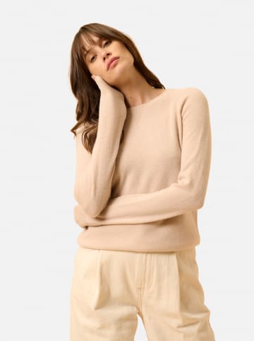 Just Cashmere Kasjmieren trui "Helen" beige