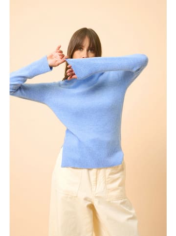 Just Cashmere Kasjmieren trui "Lexie" lichtblauw