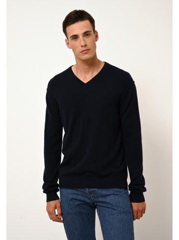 Just Cashmere Kasjmieren trui "Tom" donkerblauw