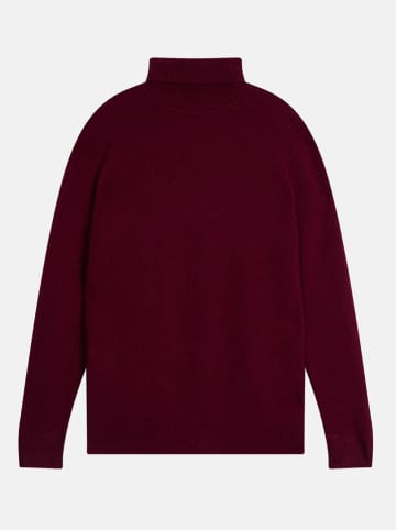 Just Cashmere Kaschmir-Rollkragenpullover "Sacha" in Bordeaux