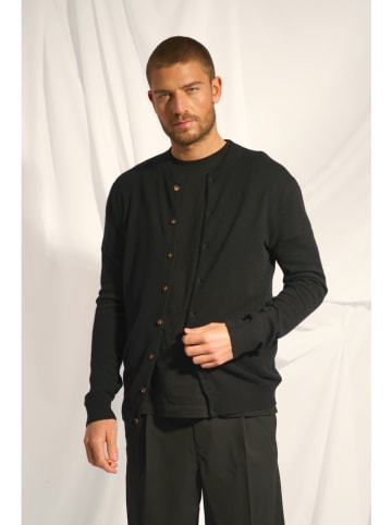 Just Cashmere Kaschmir-Cardigan "Anais" in Schwarz