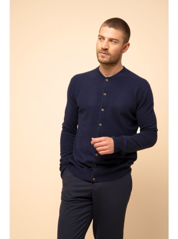 Just Cashmere Kaschmir-Cardigan "Anais" in Dunkelblau