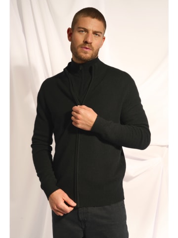 Just Cashmere Kaschmir-Cardigan "Charlotte" in Schwarz