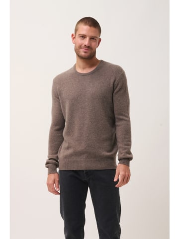 Just Cashmere Kasjmieren trui "Gabin" bruin