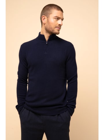 Just Cashmere Kasjmieren trui donkerblauw