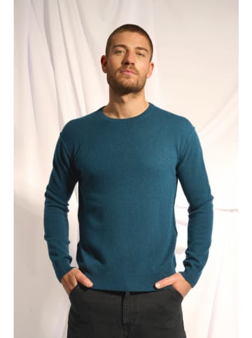 Just Cashmere Kasjmieren trui "Noe" blauw
