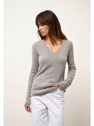 Just Cashmere Kaschmir-Pullover "Abby" in Grau
