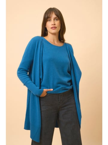 Just Cashmere Kaschmir-Cardigan "Brooke" in Blau