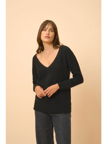 Just Cashmere Kaschmir-Pullover "Cassie" in Schwarz